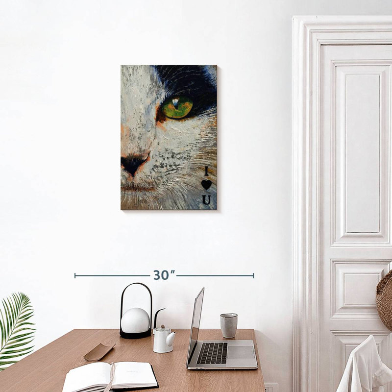 Brampt I Love You Cat, H 24 po x l 16 po