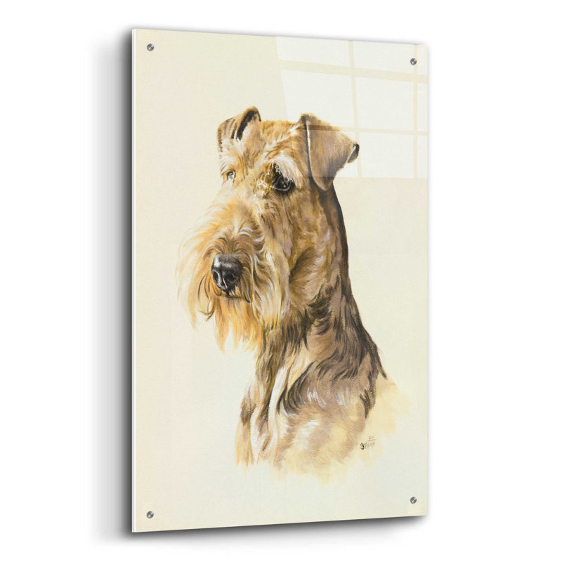 " Airedale " by Barbara Keith, 24" W x 36" H