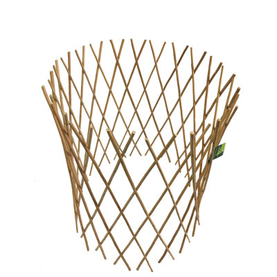 Treillage extensible en bois de saule pelé
