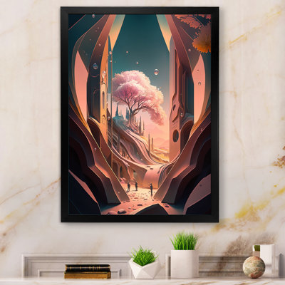 «Architectural Futuristic Building I», reproduction sur toile