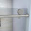 Enceinte de porte de douche l 48 po x H 76 po en nickel brossé - verre trempé, quincaillerie de transformation de salle de bain, base à utilisation durable vendue séparément 48 po x 76 po-117060796