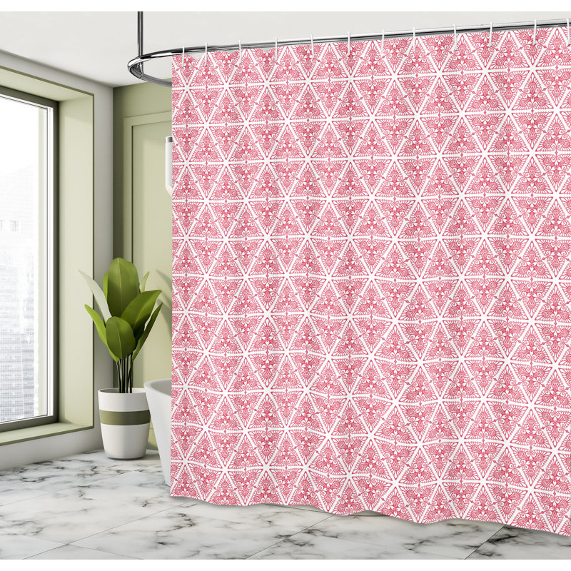 Shower Curtain Set + Hooks, Pale Gray, 69"H x 84"W