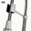 Robinet de cuisine de H 19 po avec pulvérisateur rétractable à deux fonctions Edison-28294597-4032879