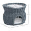 Velvet Elevated Pet Bed