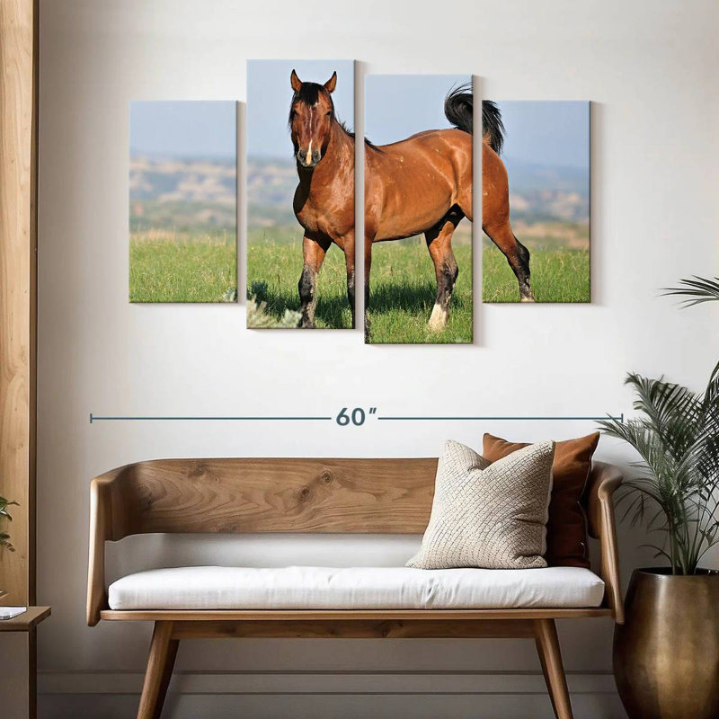 Brampt Majestic Wild Horse, 32" H x 52" W