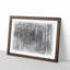 Pretty Forest Sketch - Picture Frame Graphic Art Print-56875314-56875317