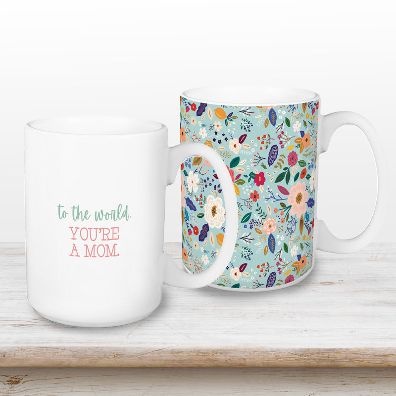 Ensemble de 2 tasses To Our Family You Are The World