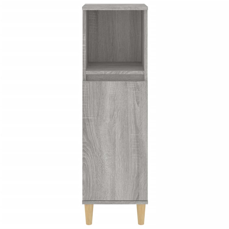 Kryslynn Linen Cabinet, Grey Sonoma/Natural