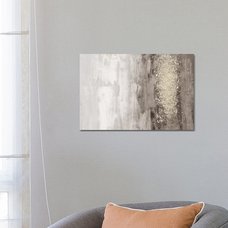 Glitter Rain I by Jennifer Goldberger - Wrapped Canvas Painting, 66.04 cm H x 45.72 cm W x 1.91 cm D