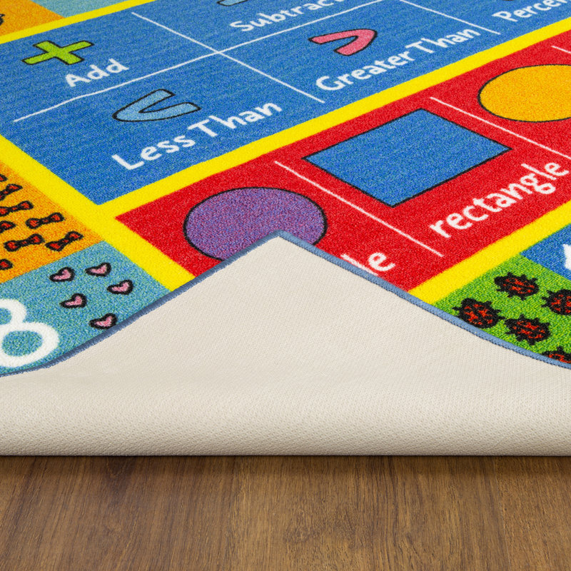 Tapis pour enfants Weranna, Rectangle 3 pi 3 po x 4 pi 7 po
