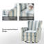 Ensemble de 2 chaises berçantes pivotantes Darnelle-225292322