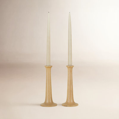 Solid Wood Tabletop Candlestick
