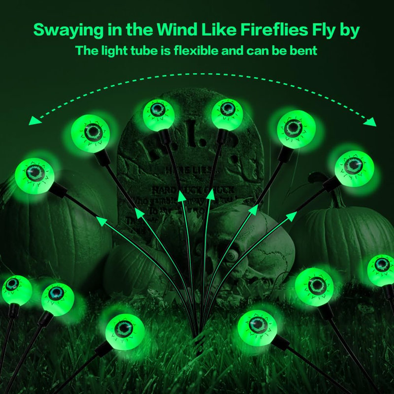 Halloween Decorations Outdoor Solar Scary Eyeball Lights