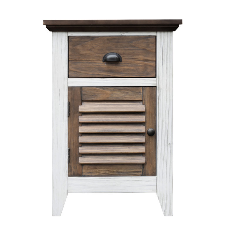 Pickel 20'' W Solid Wood Nightstand