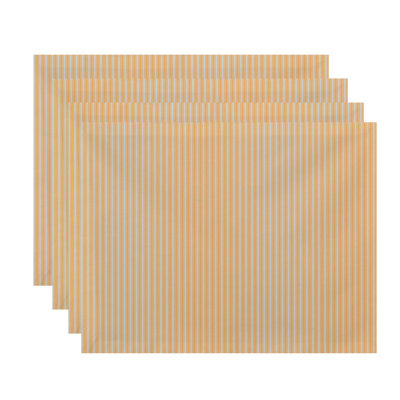 Laymon Polyester Striped Rectangle Placemat