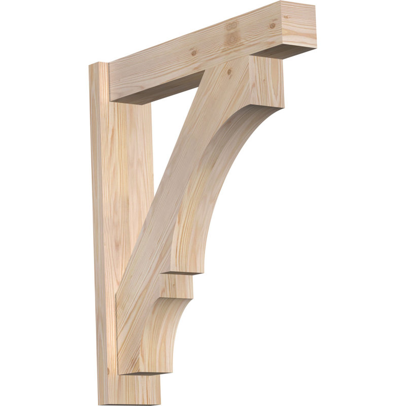 Bloc balboa rustique en bois rustique, P 26 po x H 30 po, Sapin Douglas de 8 po (sciage brut)