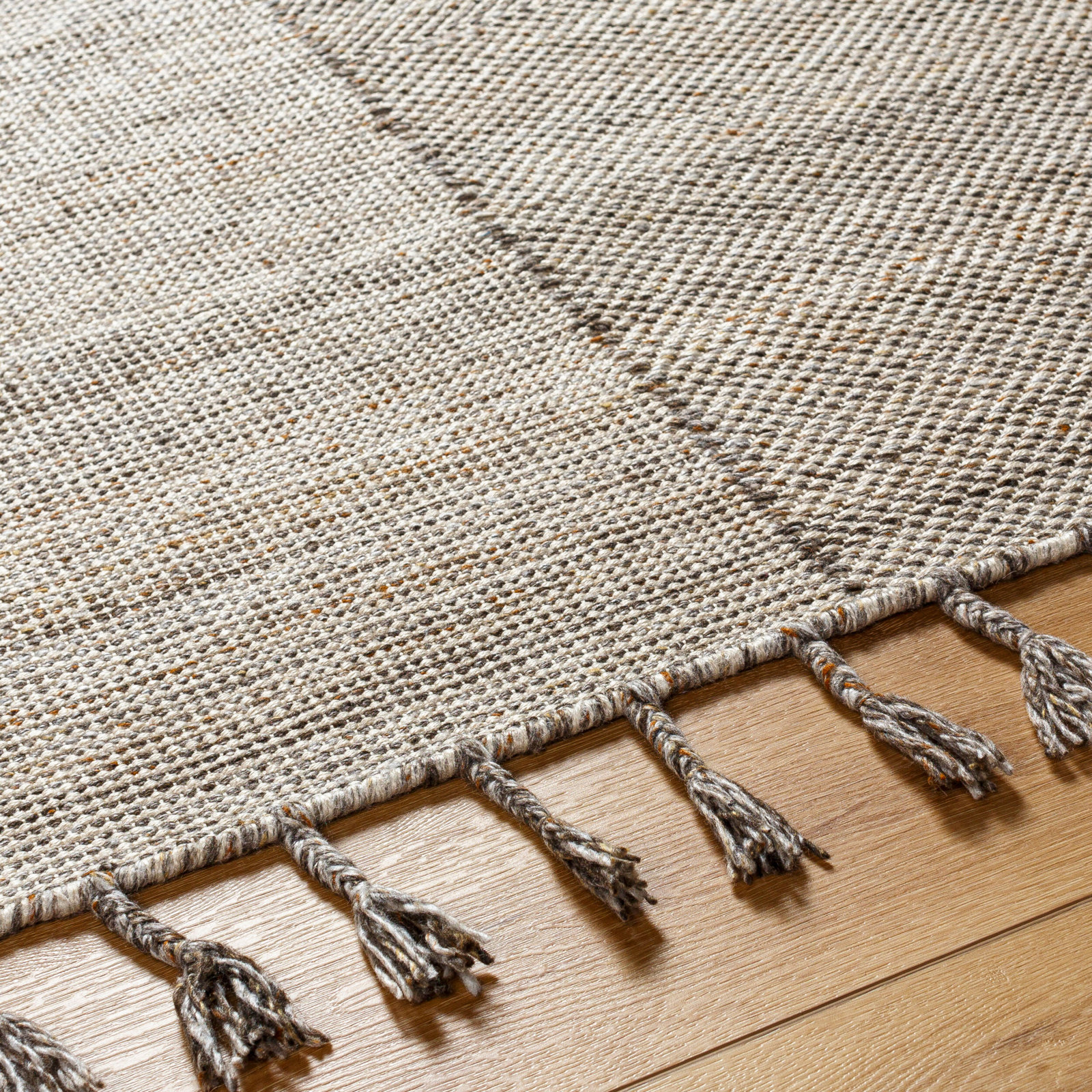Hand-Woven Rug, Rectangle 2' x 3', Ivory
