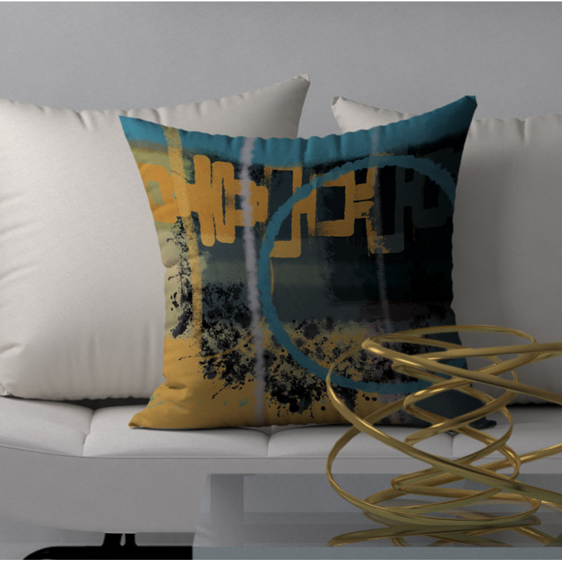 Reversible Throw Pillow, 18" x 18"