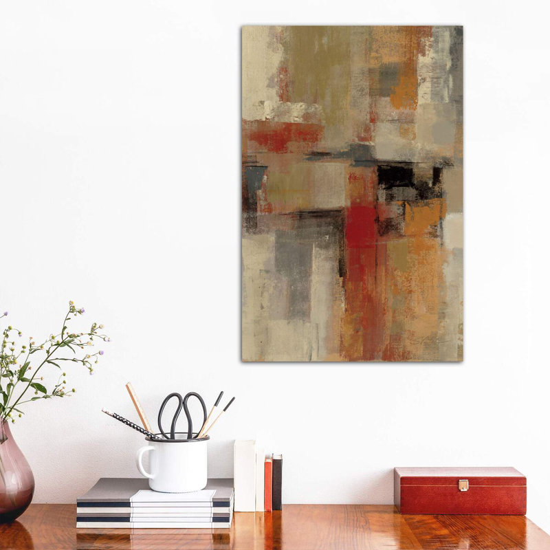 «Intersection Crop I» par Silvia Vassileva - reproduction d'art, H 60 po x l 40po x P 1,5 po, Toile tendue