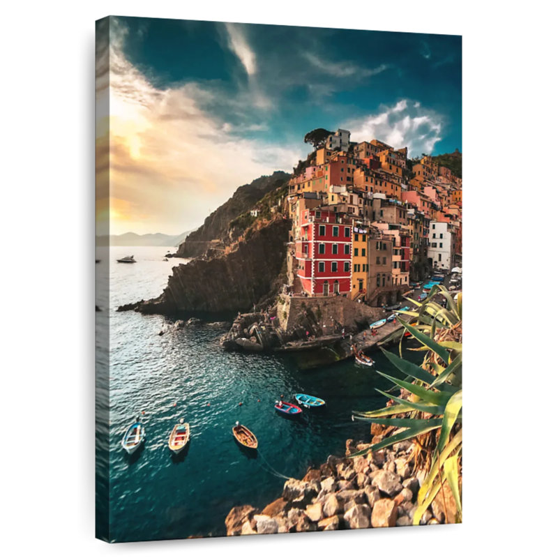 Gillard Riomaggordin Cinque Terre, H 24 po x l 16 po