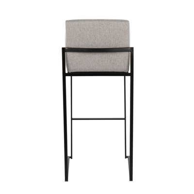 Contemporary High Back Barstool
