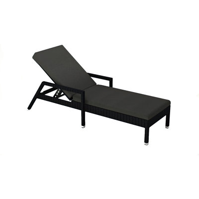 Suffern Reclining Chaise Lounge with Cushion by Wade Logan