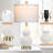 Haahris 22" Ceramic Gourd Bedside Table Lamp Set with Bulbs-1299140836-1288903313