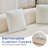 101" Modular Sectional Compression Sofa, Curved Back L-Shape Couch with Deep Seat, Comfy Chenille for Living Room, Left Facing, White-242229871-242229869