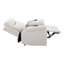 Fauteuil inclinable électrique en microfibre Chriki