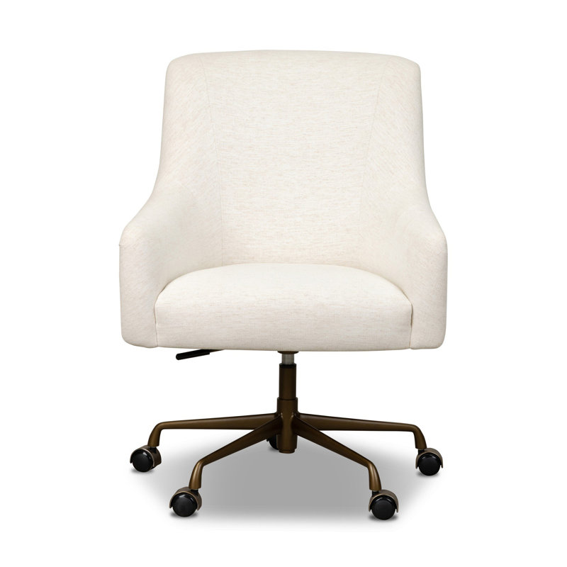 Alba Swivel Task Chair, Crypton Nomad Snow