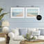 Sunlit Summer Shores, ensemble de 2 reproductions encadrées sous verre, design par Lazar Studio-1901574748-1901574747