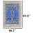 Majestic Cobalt Leopard Traditional Area Rug