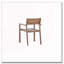 Ensemble de salle à manger 5 pièces rond en bois d'acacia avec design à lattes-1732422697