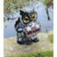 Solar Owl Garden Ornament with Lantern