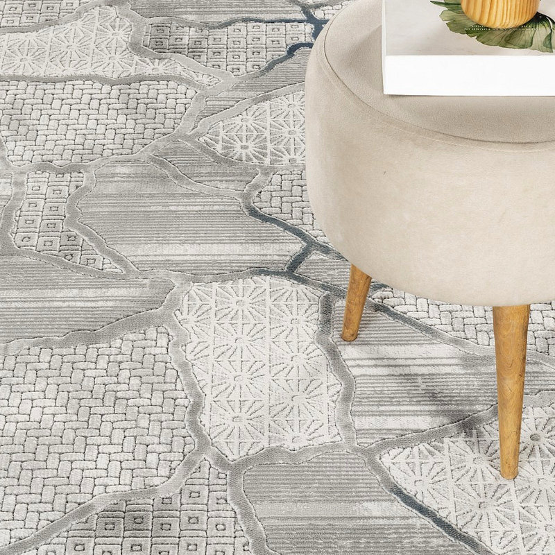 Tapis Geometrix, Rectangle 7 pi 10 po x 10 pi 6 po