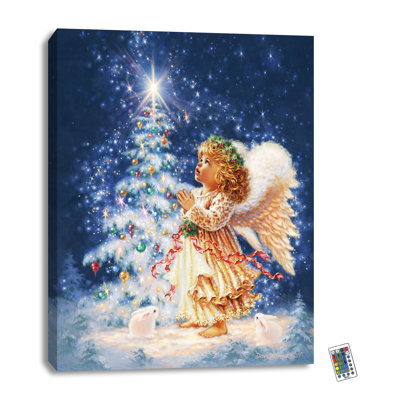 «My Christmas Wish» 18 x 24, impression DEL entièrement colorée