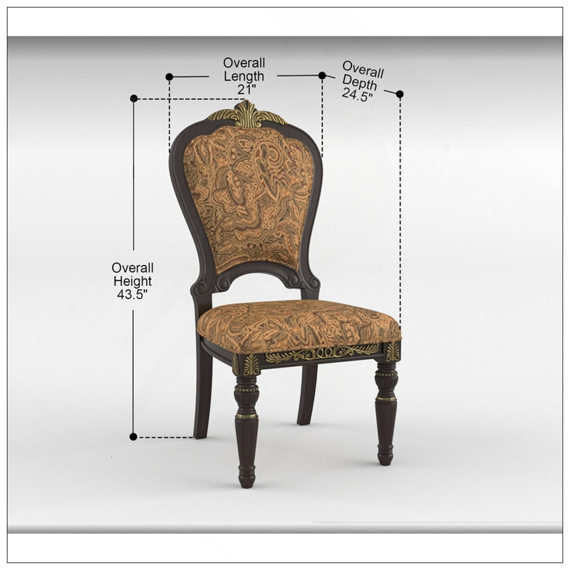 Ensemble de 2 chaises d'appoint Traditional