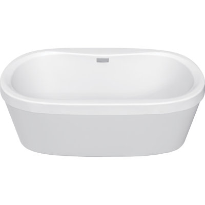 60'' x 32'' Freestanding Soaking Acrylic Bathtub