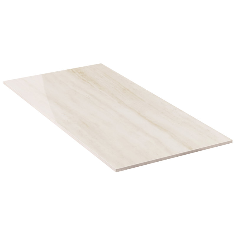 Carreau poli grand format Atlanta, Blanc