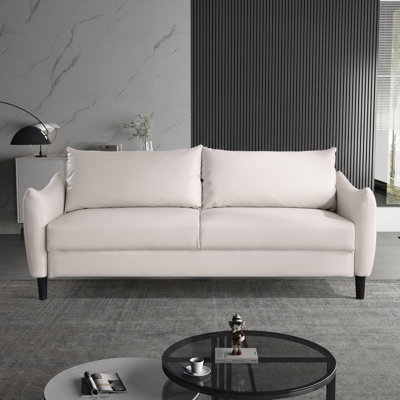 Delana 81'' faux Leather Sofa
