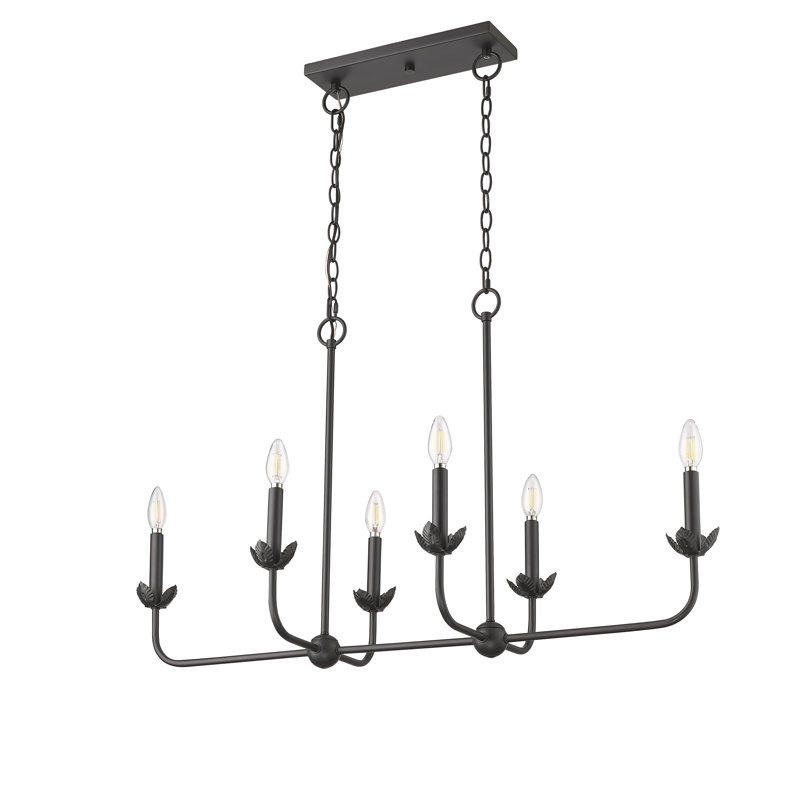 Lustre linéaire à 6 lumières de 35,625 po Freesia