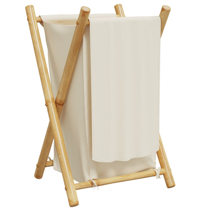 Bamboo Laundry Cart