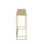 Caledian 116cm Glass Top Console Table