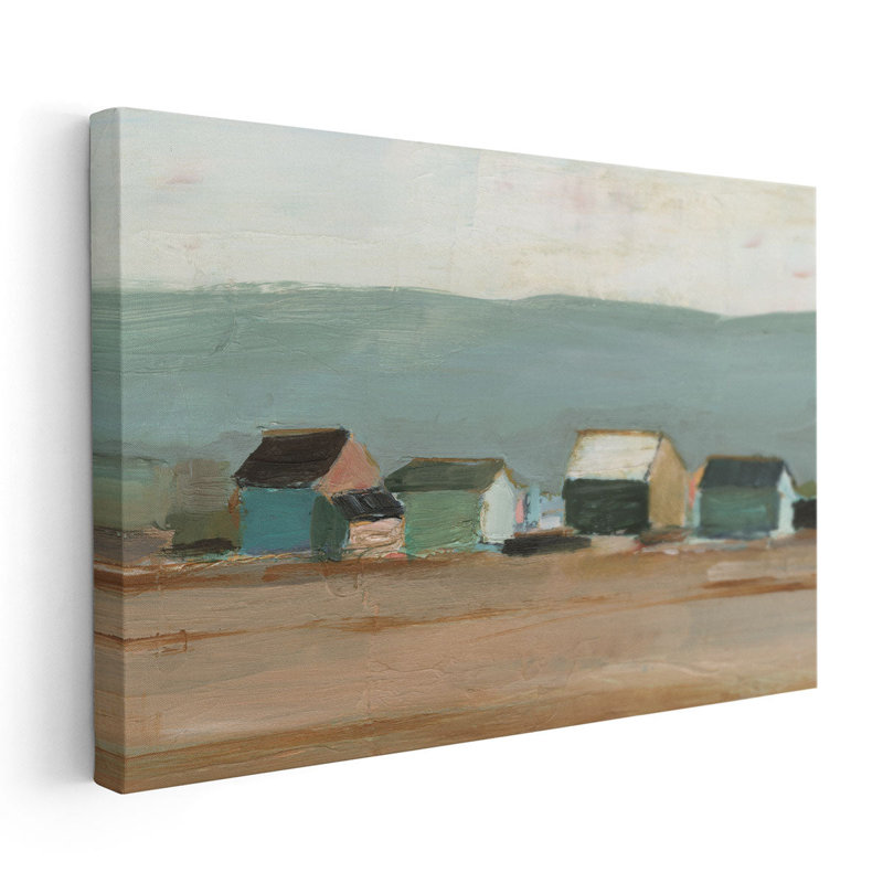 Hilltop Farm II - reproduction d'art sur toile, H 32 po x l 48 po