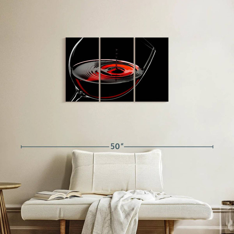 Yarlin Aromatic Red Wine, 20" H x 33" W