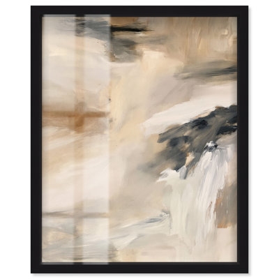 Tableau décoratif bohème Desert Gale III, cadre noir, 48 x 60 cm, par Art Remedy.