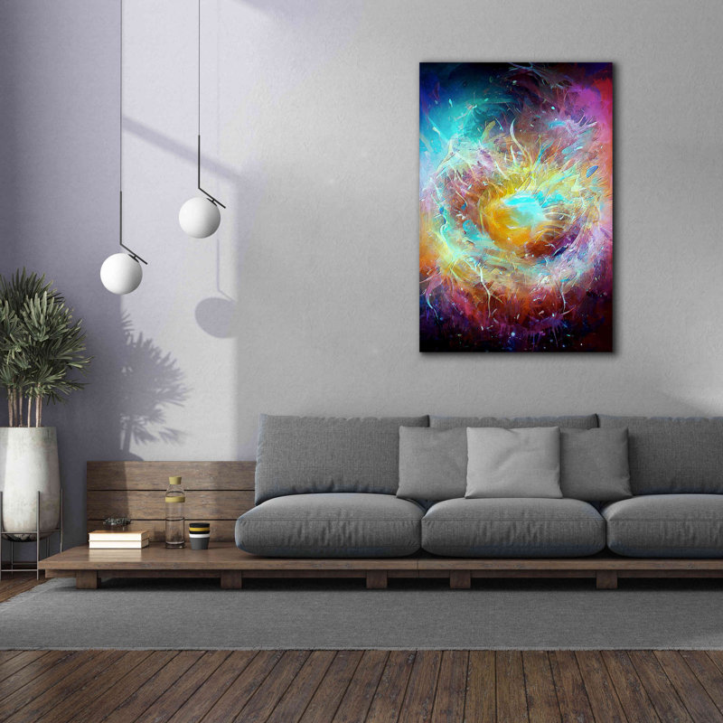 «Ai Astronomie 1» par David Manlove, estampe numérique sur toile, H 60 po x l 40 po x P 1,5 po