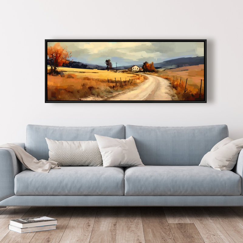 Country Path Print On Canvas