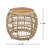 Patio Side Table With Wicker Base