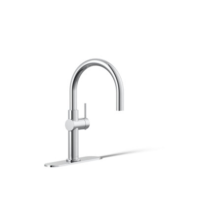 Robinet d'évier de bar à poignée simple Kohler Crue, évier de préparation à un trou ou robinet de bar humide